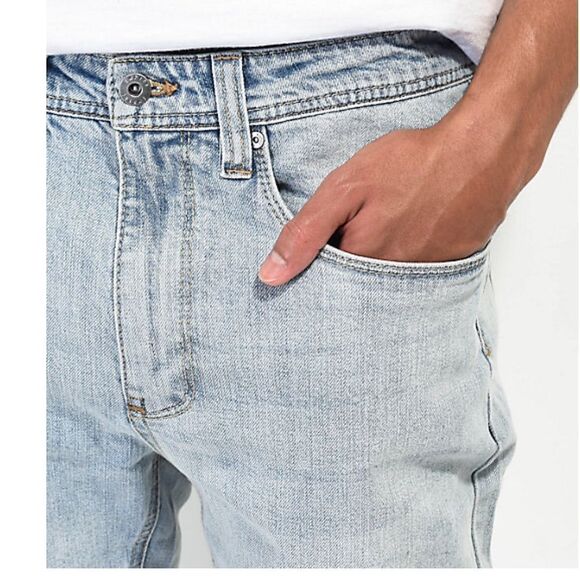 Empyre Verge Tapered Aged Light Wash Skinny Jeans sz 30 EUC - Picture 3 of 7